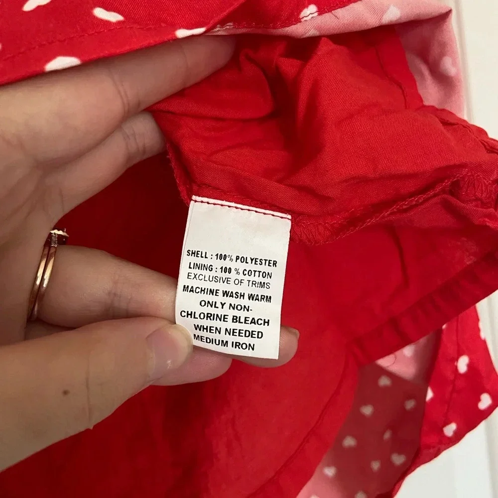 NWOT | Beebay baby girl’s polka dotted lace neckline dress‎ — 12-18 months